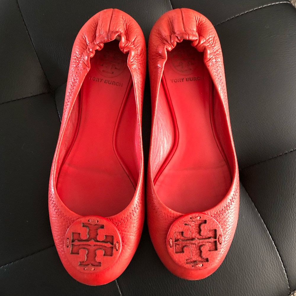 Tory Burch Red Ballet Shoes